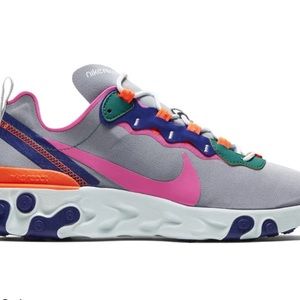 Nike Reacts Element 55 Wolf Grey Multi-Color